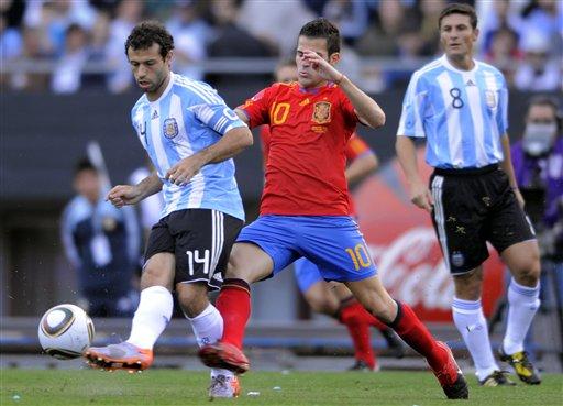 阿根廷vs西班牙2010